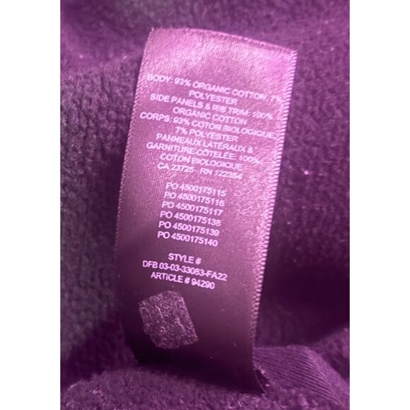 Tna Hoodie Large Boyfriend Fit Sweaterfleece Cotton Blend Distressed Pullover - Picture 15 of 15